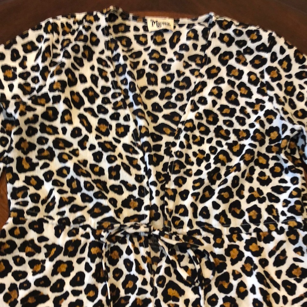 Show Me Your Mumu Leopard Roxy Romper XS - Picture 5 of 9